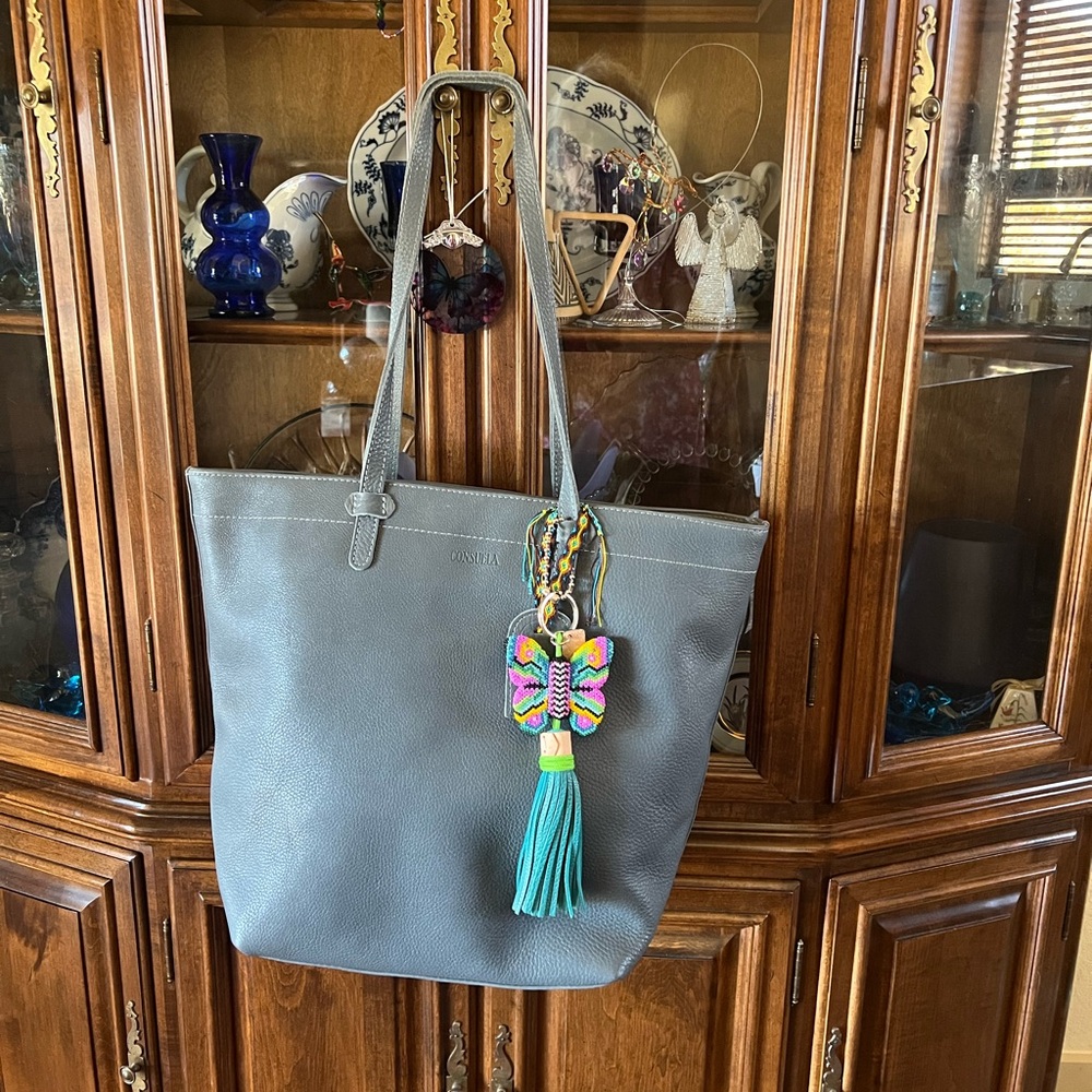 Consuela Keanu Daily Tote NWOT with Butterfly Charm